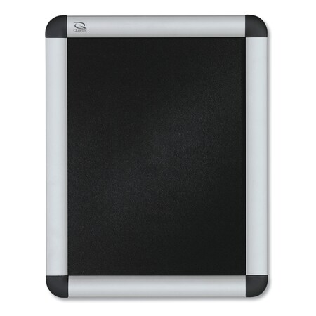 Quartet Clip-Frame Aluminum Sign Holder, 8.5 x 11, Silvertone Frame CF8511